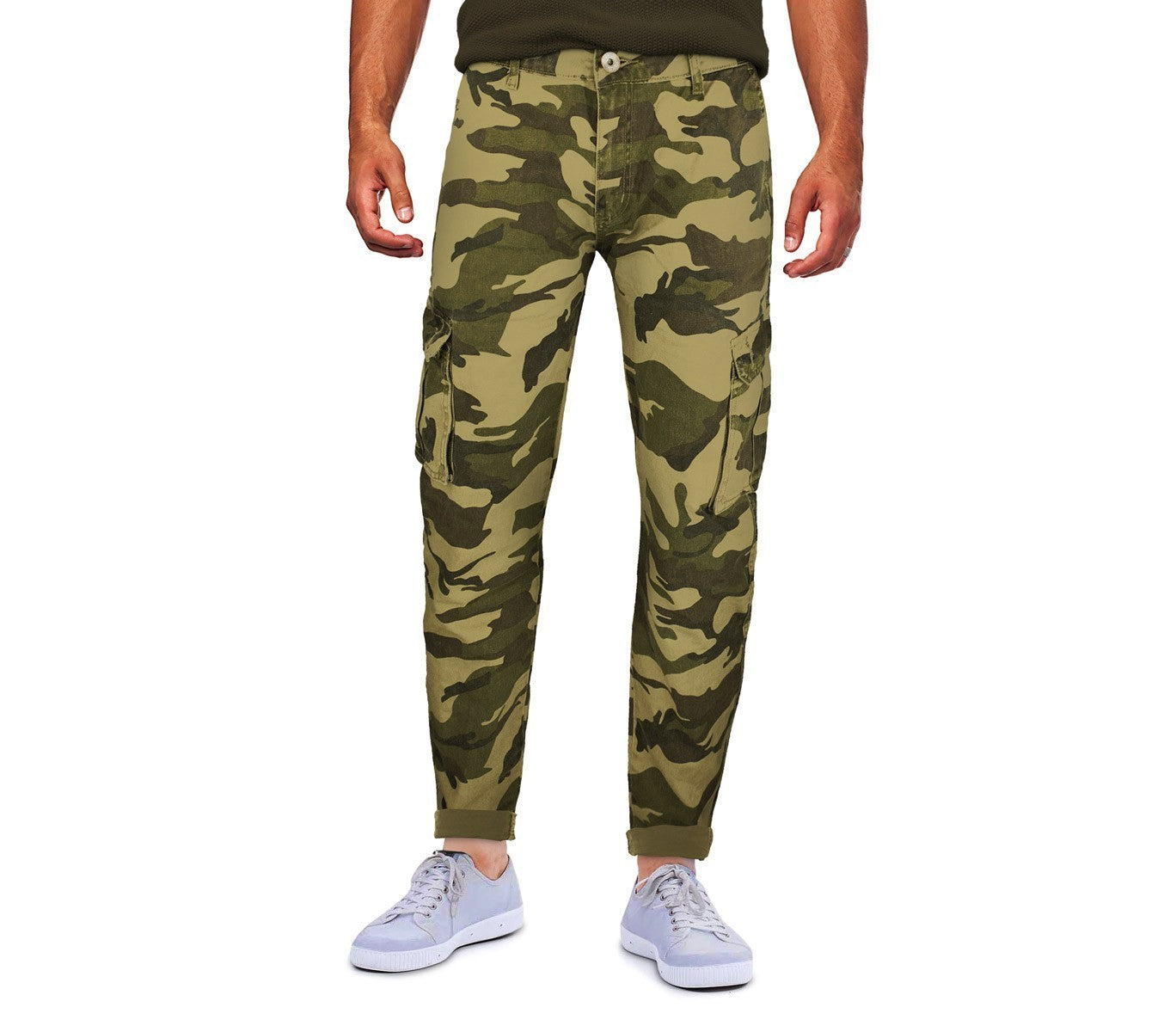 LC-22 Pantalon cargo camouflage NEW BRAMS pour homme REFERENCE poches laterales