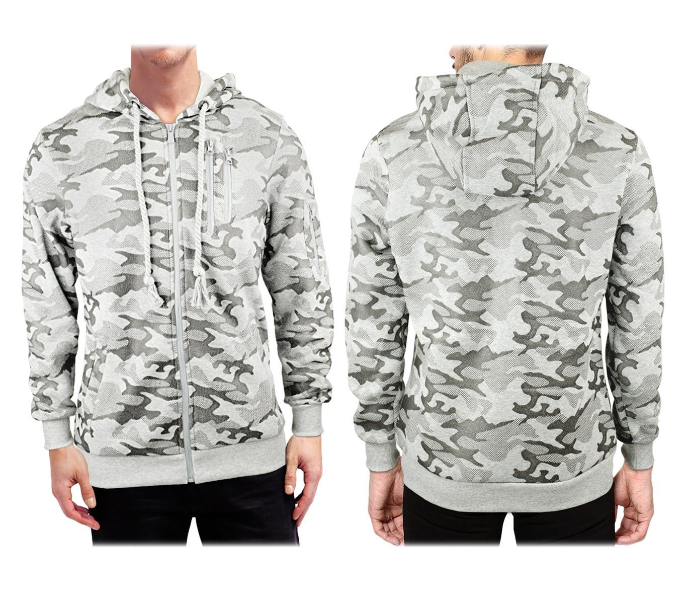 NJ01 Sweat à capuche zippé URBA BOY  pour homme modèle IMPERIAL en 3 couleurs