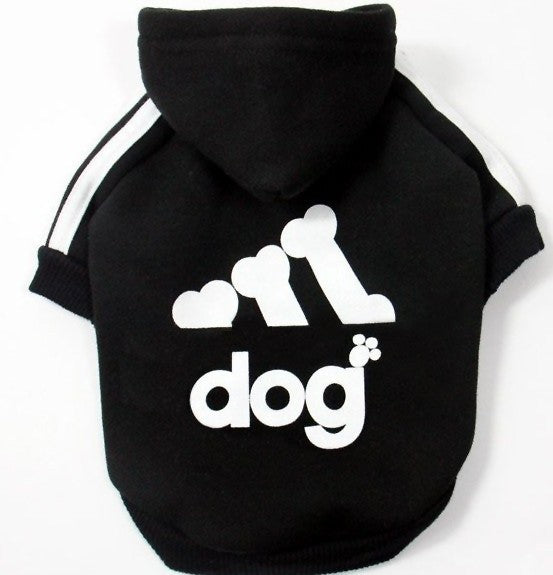 Sweat à capuche sportif pour chiens de petite taille en plusieurs couleurs