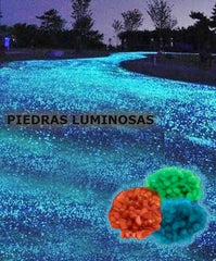 Pack 100 pierres lumineuses décoratives qui brillent dans le noir