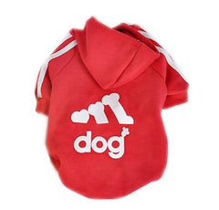 Sweat à capuche sportif pour chiens de petite taille en plusieurs couleurs