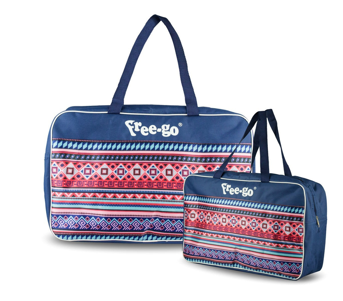 375563 Double sac isotherme mod. Free-go TWO BAGS ethnique double poignée