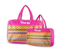 375563 Double sac isotherme mod. Free-go TWO BAGS ethnique double poignée