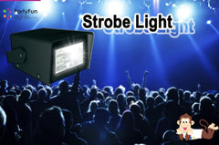Fard 5 LED de Stroboscope - fun party disco et événements