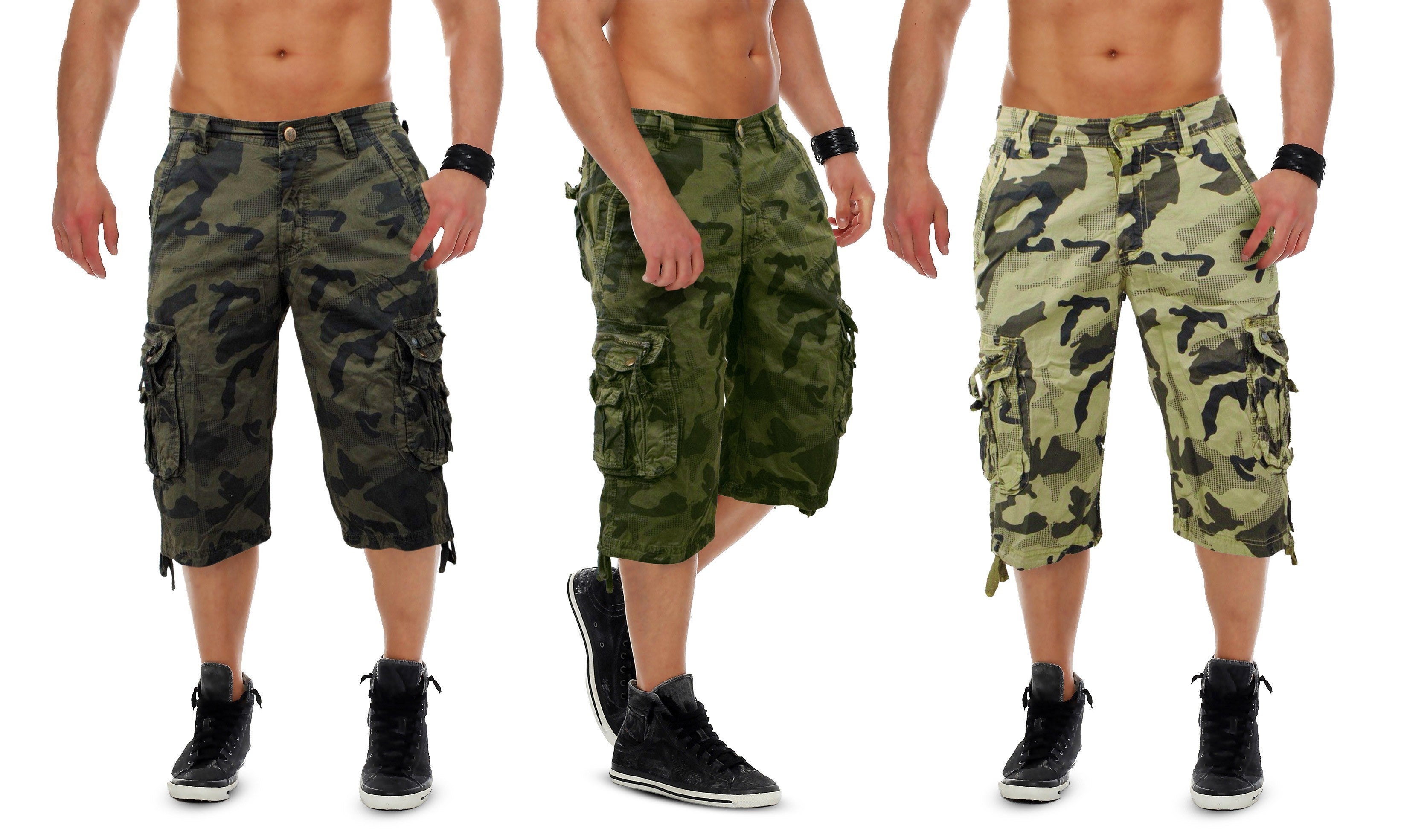 Bermuda pour homme1586 mod. Forex motif camouflage tailles du 44 au 54