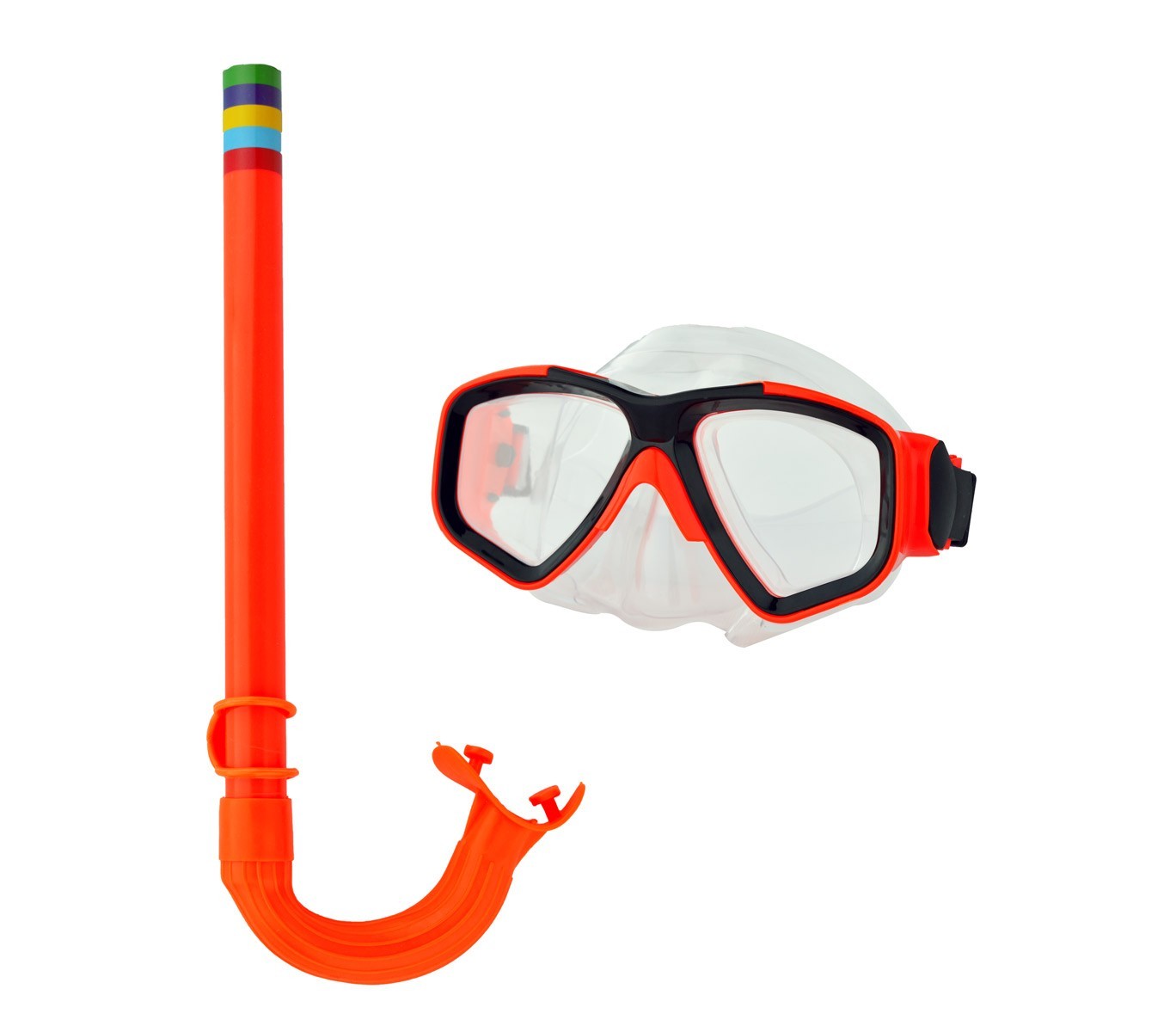Kit de plongée réglable masque et tuba pour les enfants EVERTOP art. 256596