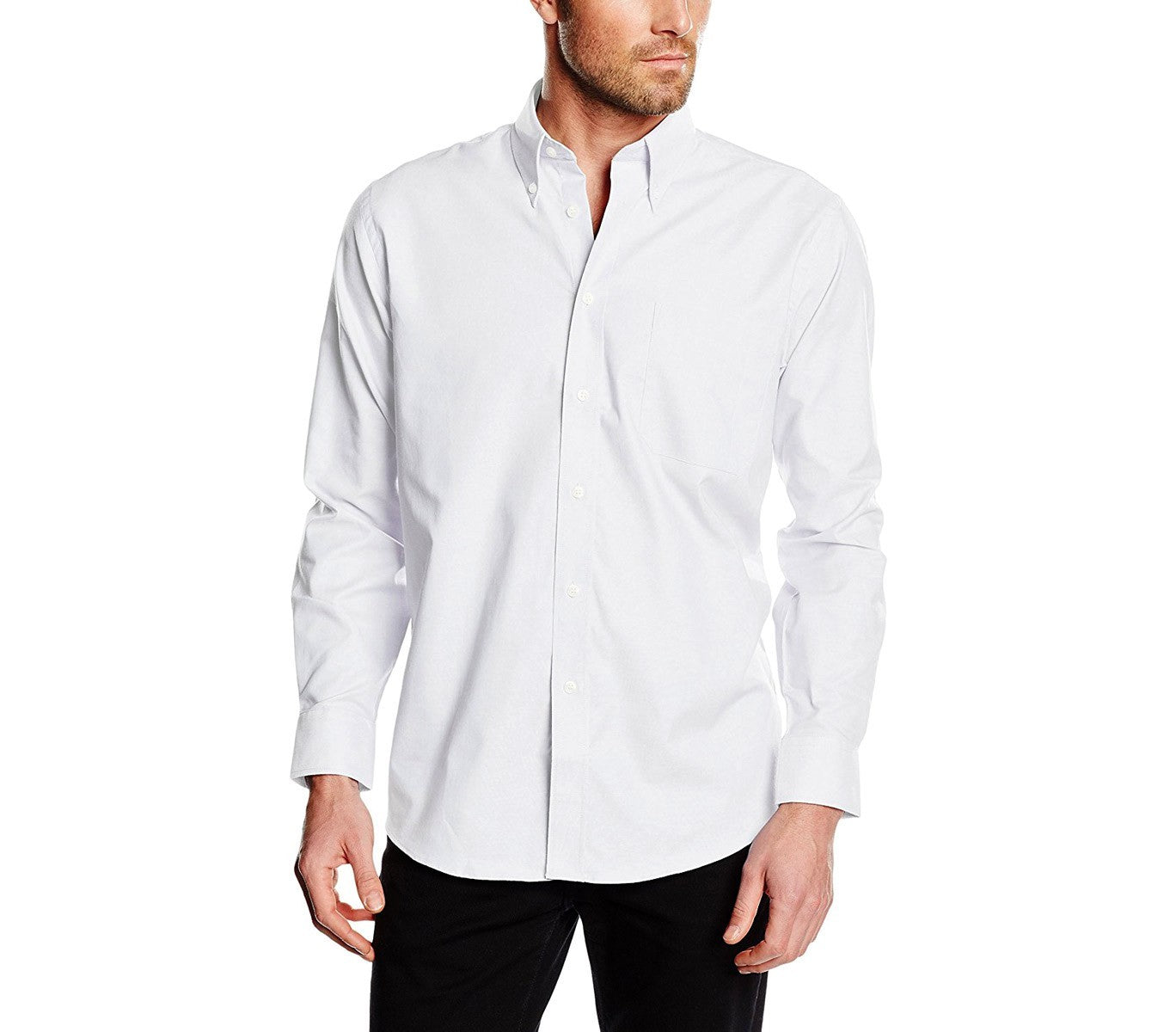 chemise coton pour hommes ALEX coupe droite col classique différentes couleurs