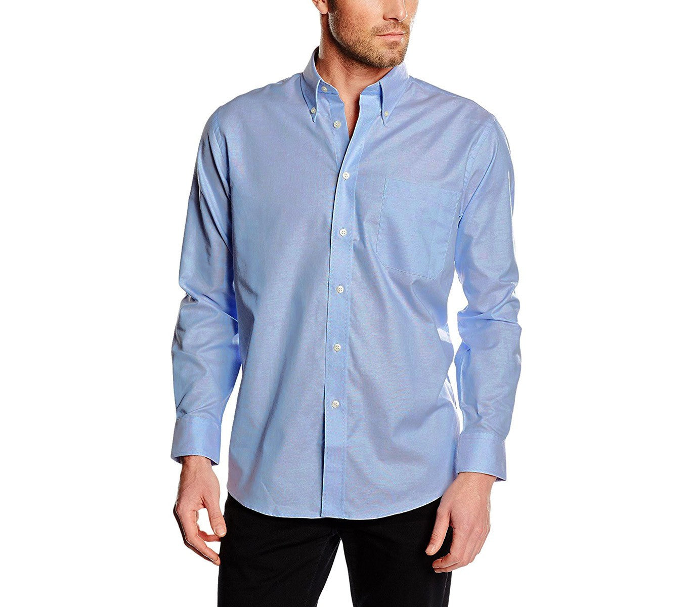 chemise coton pour hommes ALEX coupe droite col classique différentes couleurs