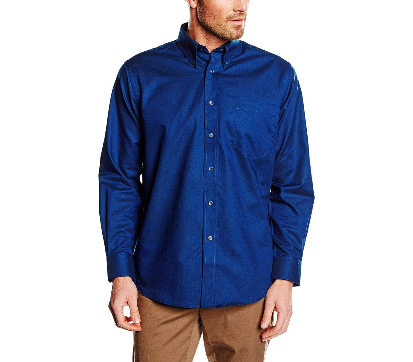 chemise coton pour hommes ALEX coupe droite col classique différentes couleurs