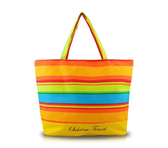 Sac de plage SABRINA modèle FULL COLOR spacieux en tissu avec fermeture zip