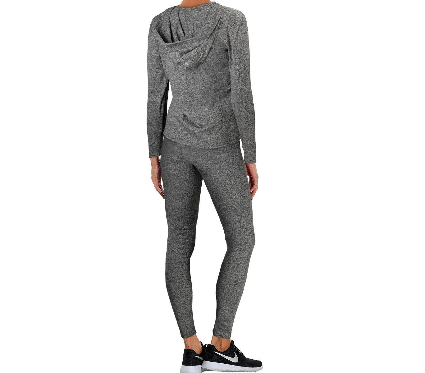 K7732 Ensemble de sport pour femmes sweat et pantalon long en trois couleurs