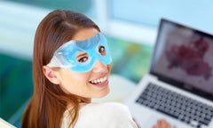 105224 Masque de gel revitalise les yeux fatigués repose et améliore la vue
