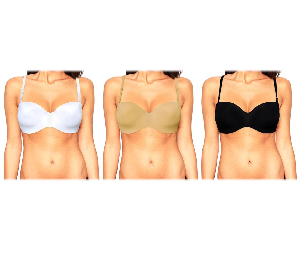 Soutien-gorge ANTEMIDE en microfibres B45 bonnets A à E avec bretelles amovibles