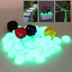 Pack de 300 pierres lumineuses fluorescentes décoratives glow in the dark