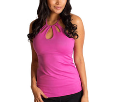 BU1018 Débardeur de sport stretch mod. Teardrop avec bande de soutien poitrine