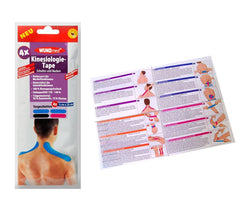 626657 Set de 4 patchs de kinésiologie appliquée pour épaule et nuque taping