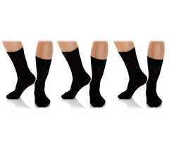 N826 Pack de 6 ou 12 paires de chaussettes noires courtes hommes en coton chaud