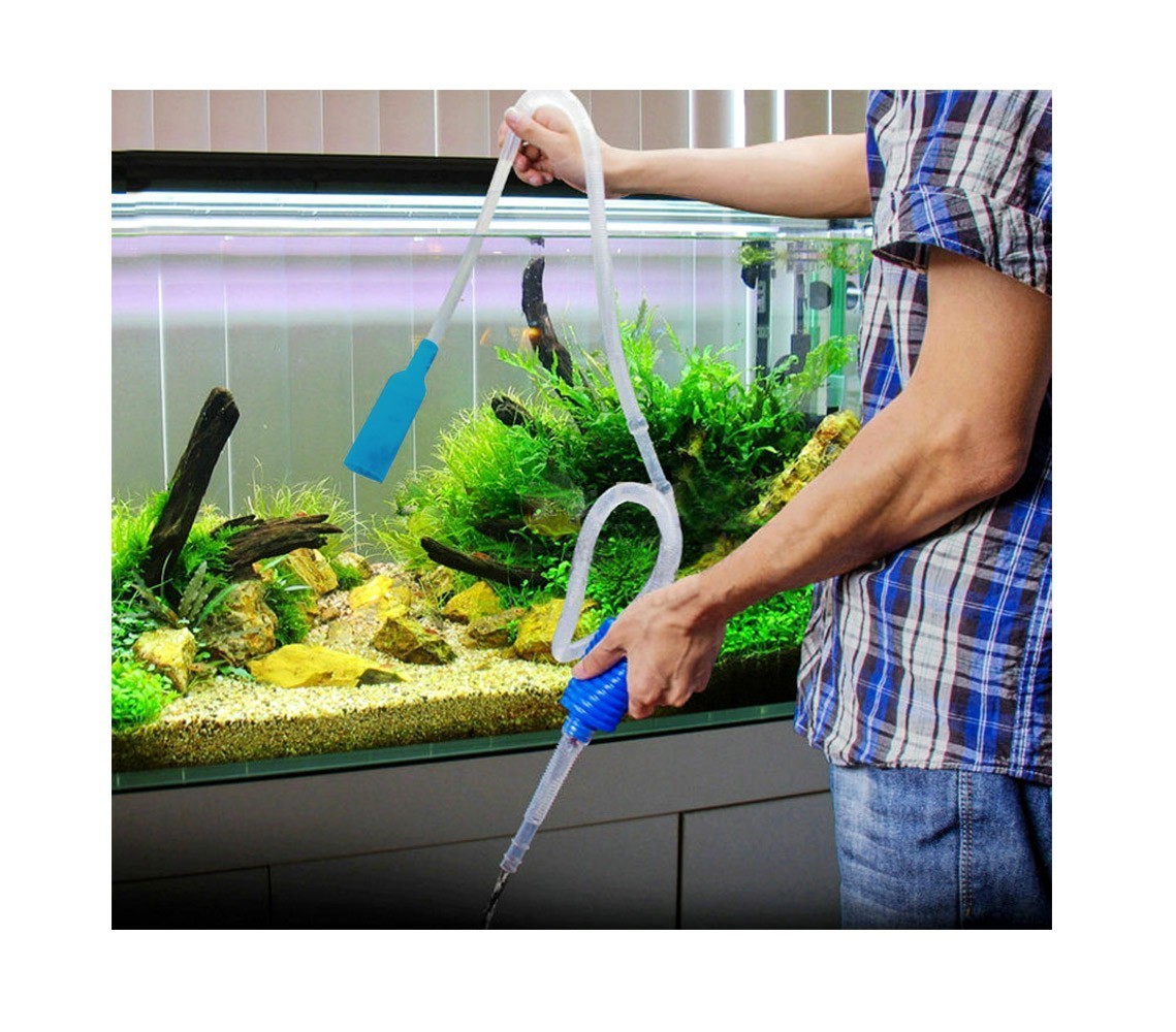 Pompe à vide manuelle pour un aquarium propre