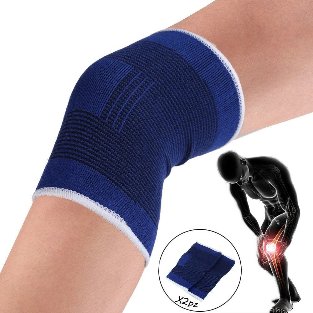 Genouillère x2 pour douleur au genou / blessures - bleu