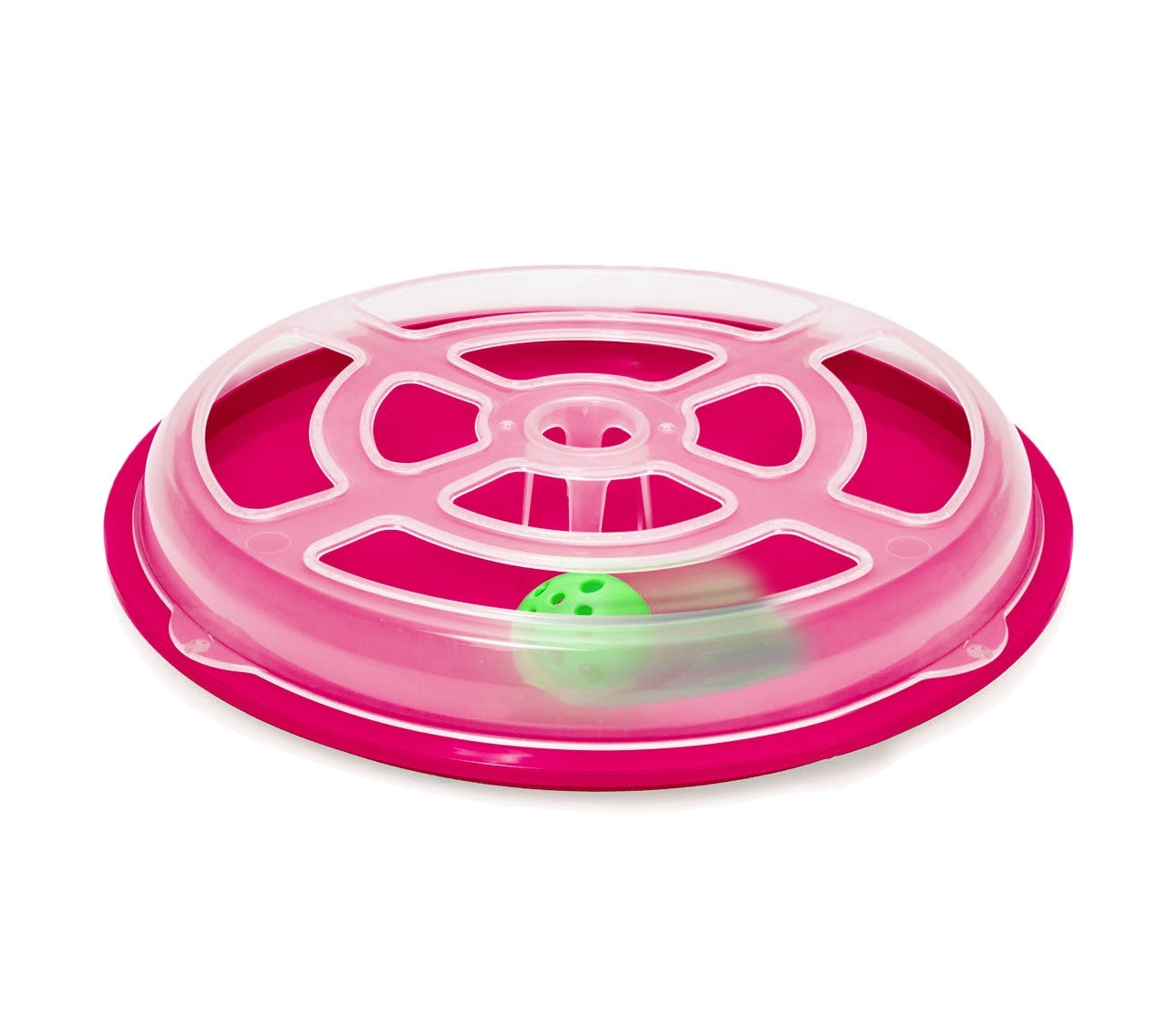 10592 Jeu interactif pour chats VERTIGO avec balle et base anti-dérapante  ø29,5