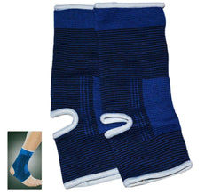 Bande cheville / chevillére x2 pour douleur / blessures - bleu