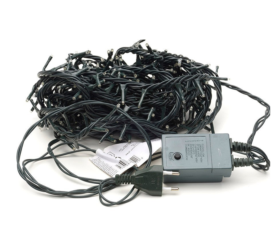 498923 Mini-lumières de Noël blanches 180 LED 8 jeux de lumières 9,16 m