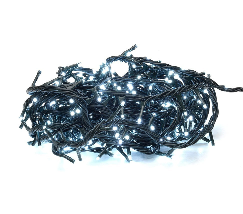 499616 Mini-lumières de Noël blanches 240 LED 8 jeux de lumières 11,56 m