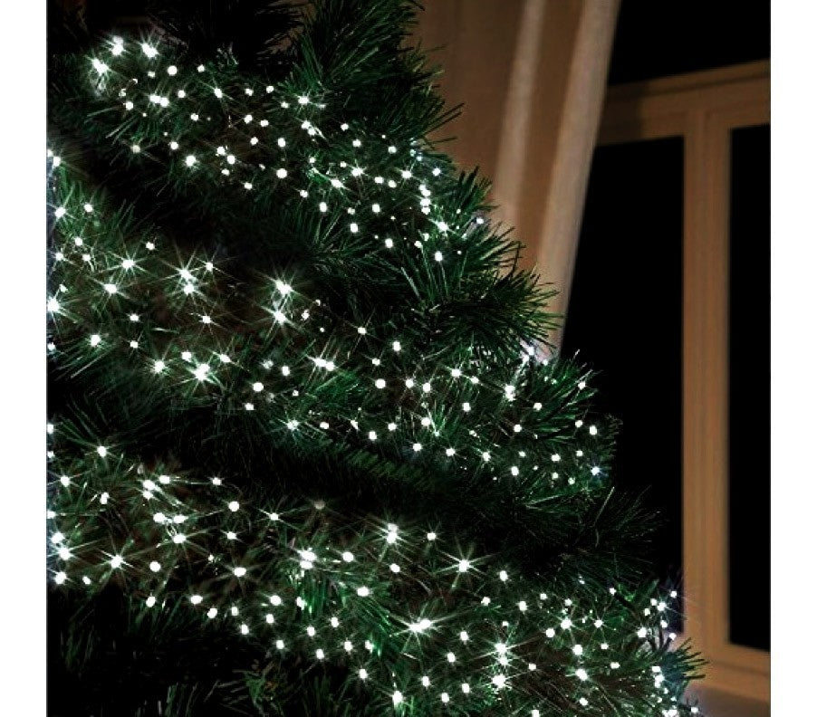 499616 Mini-lumières de Noël blanches 240 LED 8 jeux de lumières 11,56 m