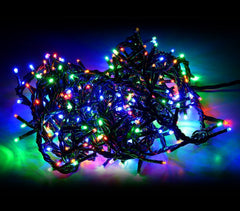 499623 Mini-lumières de Noël multicolores 240 LED 8 jeux de lumières 11,56 m