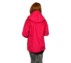 3448 Manteau pour enfant en polaire avec capuche mod. Amabel 2 couleurs 9-16 ans