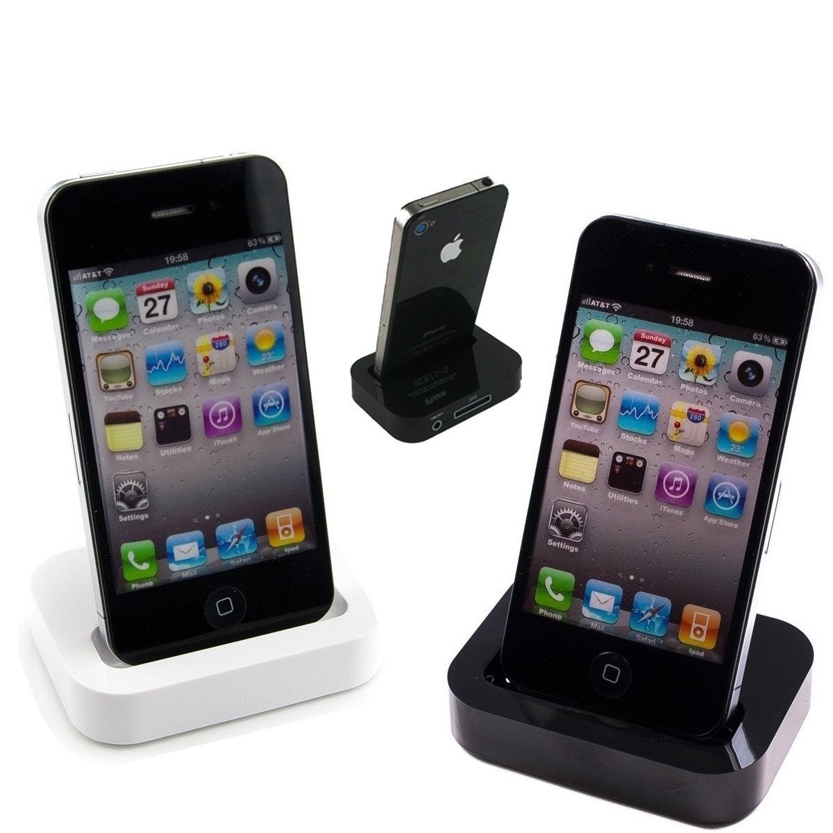Chargeur de base et chargeur de données pour iPhone 3 / 3G et 4 / 4S