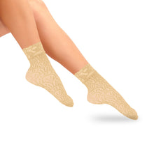 8293 Pack de 6 chaussettes en dentelle élégante (taille unique)