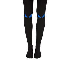 F8750 Set de 4 paires de collants 80 DEN noirs taille unique
