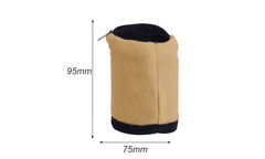 Essui sueur poignet / brassard en microfibre avec porte-monnaie - poche zip