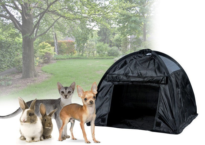 Tente avec système de pop-up pour les petits animaux (36 x 36 x 36 cm)
