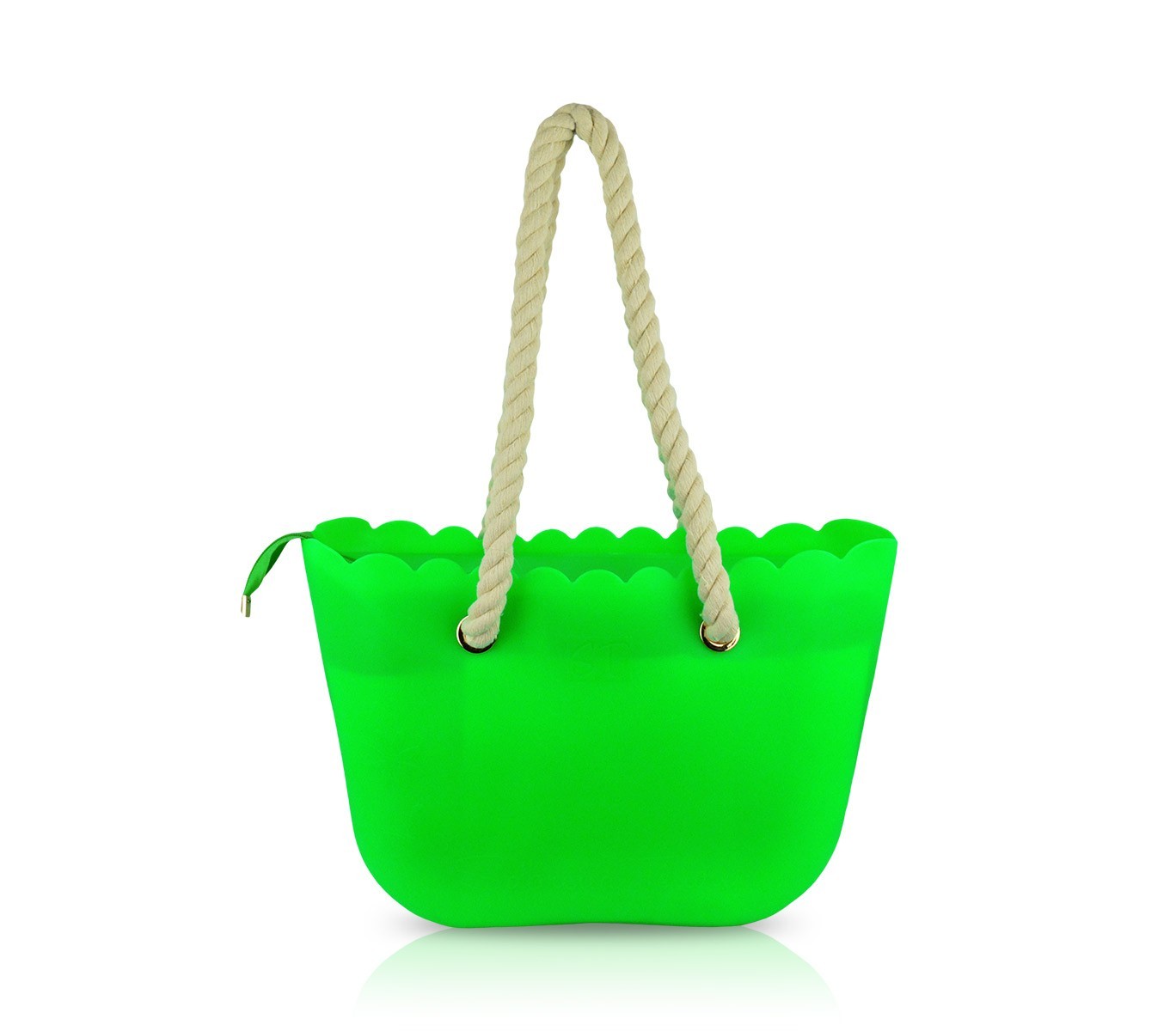 319598- Sac de plage silicone Sabrina T.modèle grip avec poignées en corde