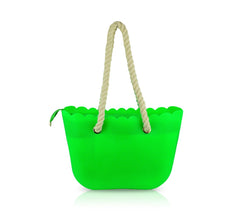 319598- Sac de plage silicone Sabrina T.modèle grip avec poignées en corde