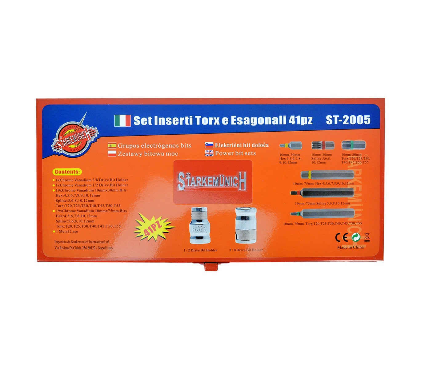 ST-2005 - Set d'embouts de vissage avec 41 pcs - Allen Torx