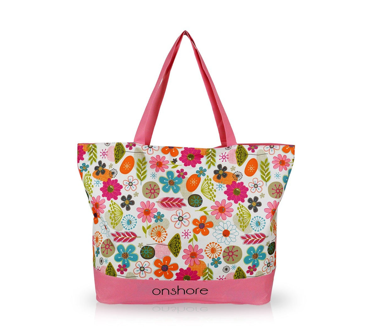 24486 - Sac plage modèle Onshore Mod. Flofresh avec motif floral