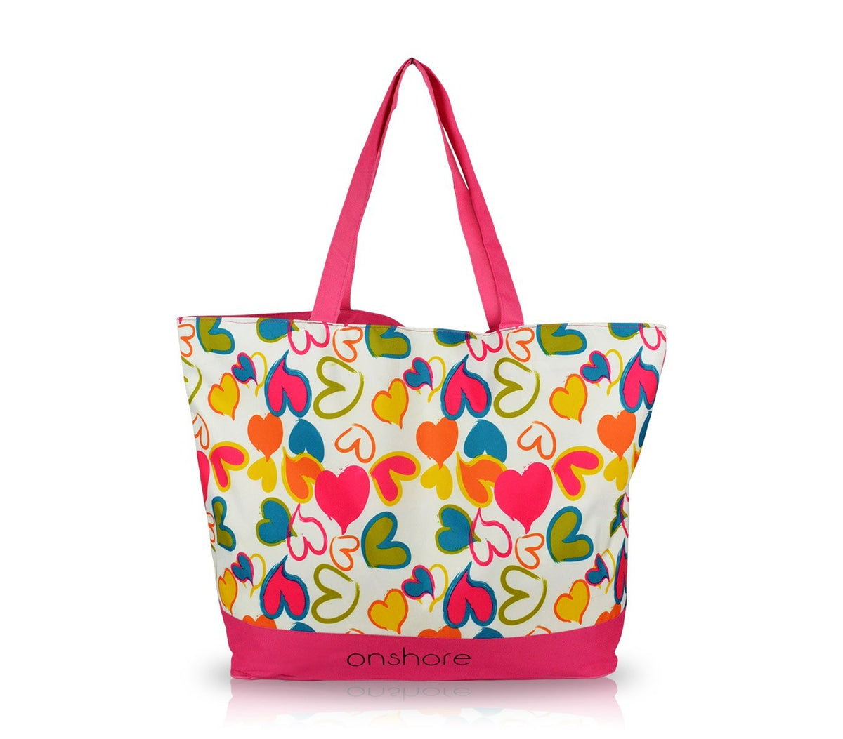24554 -  Sac de plage Onshore - modèle Emotion - Imprimé Coeur