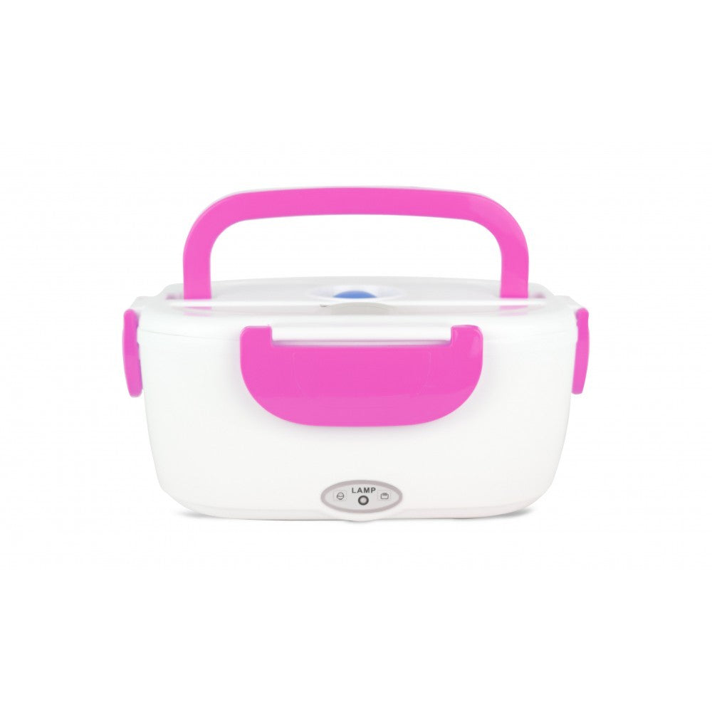 Boîte repas électrique 40 W avec 2 compartiments internes et cuillère 24x17x10cm