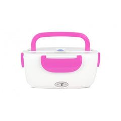 Boîte repas électrique 40 W avec 2 compartiments internes et cuillère 24x17x10cm