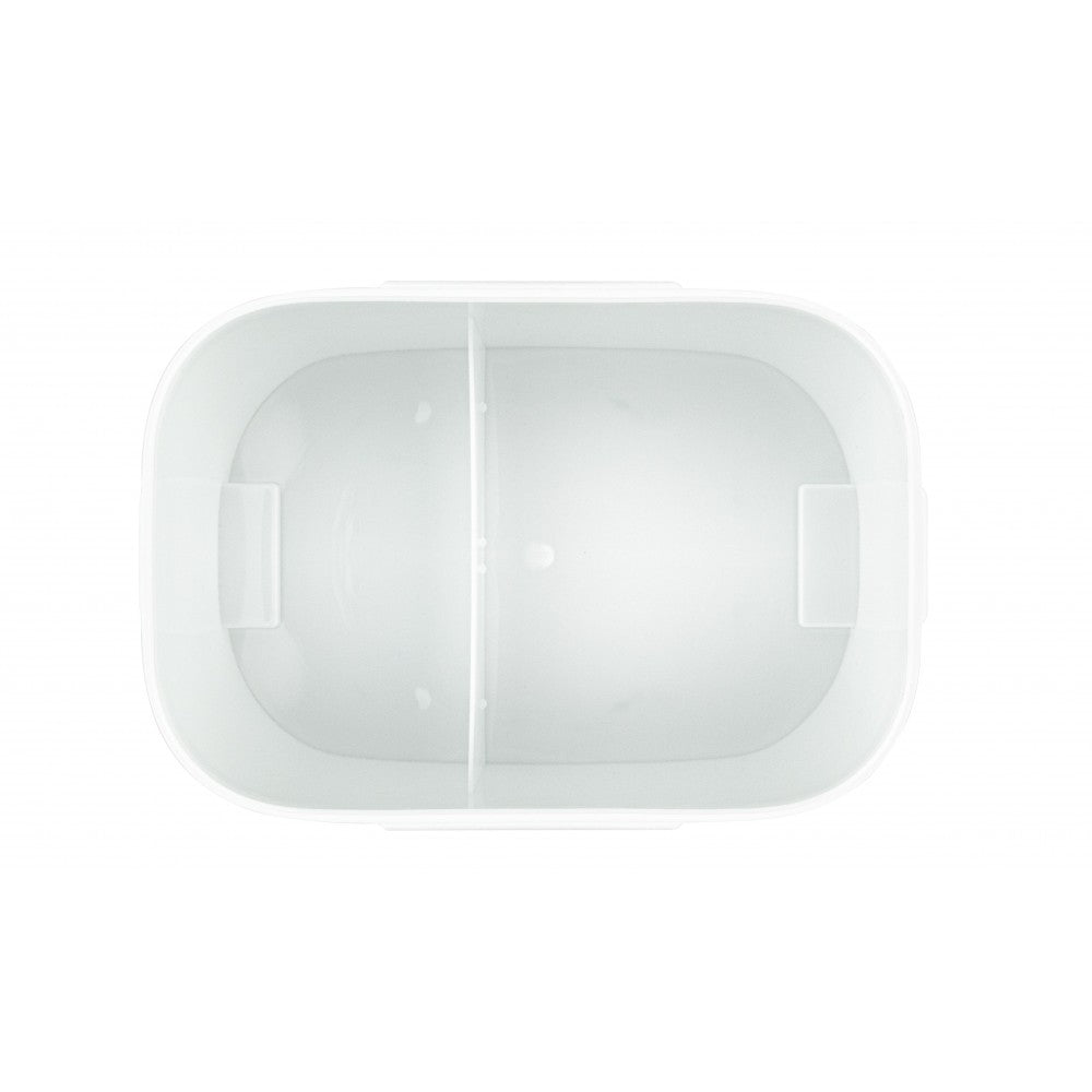 Boîte repas électrique 40 W avec 2 compartiments internes et cuillère 24x17x10cm