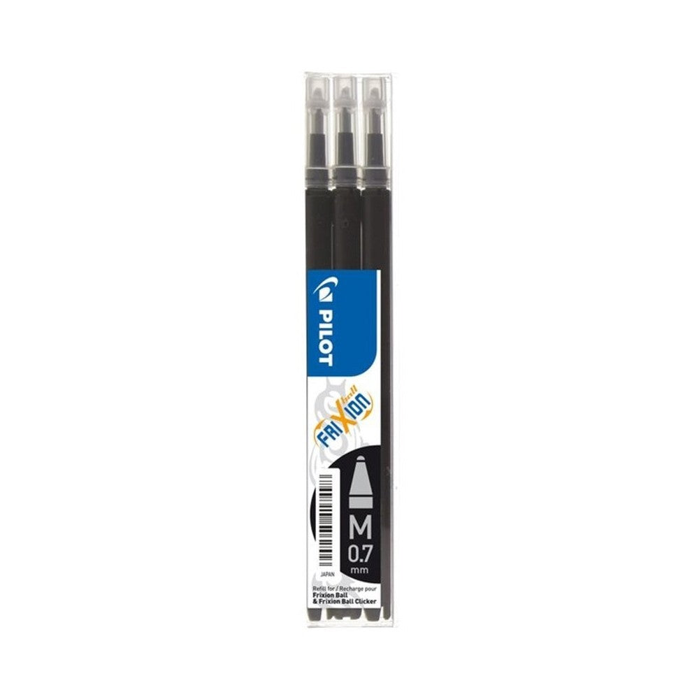 Pack 3 recharges pour Pilot Frixion 07 mine amovible effaçable
