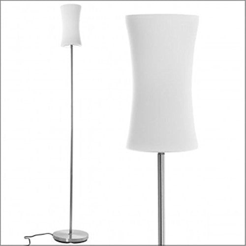 Lampadaire avec abat-jour en verre- LIFETIME- 146x19,5 cm inclus ampoule 9 Watts