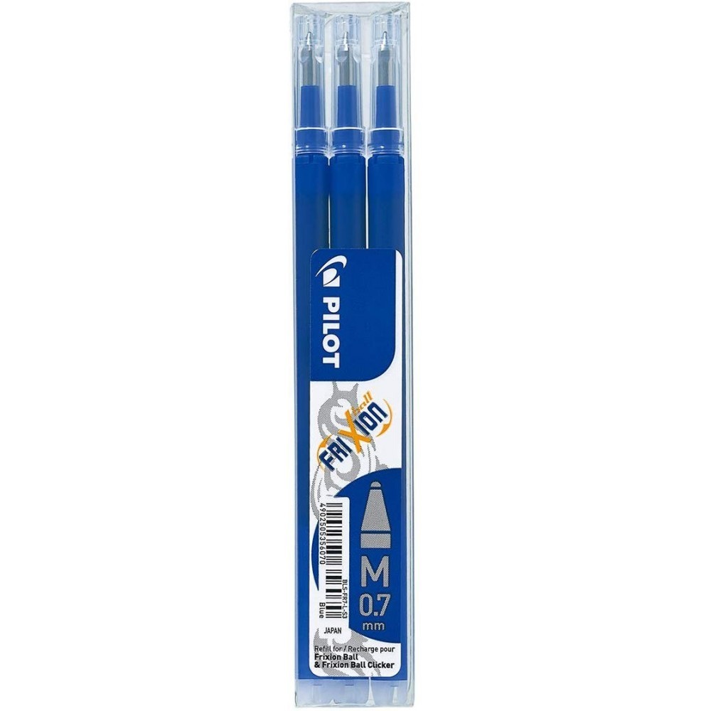 Pack 3 recharges pour Pilot Frixion 07 mine amovible effaçable