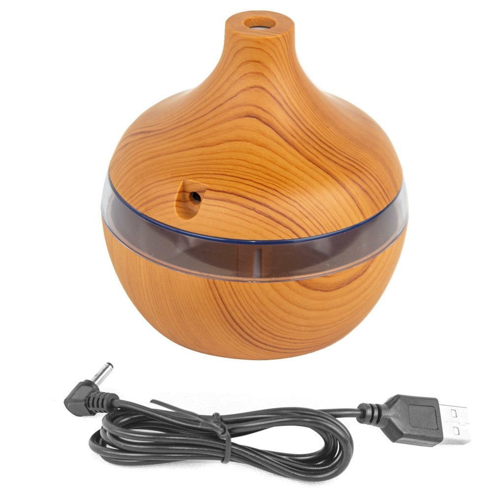 Mini diffuseur humidificateur LED J003 110x110x115mm 2W USB 2 couleurs