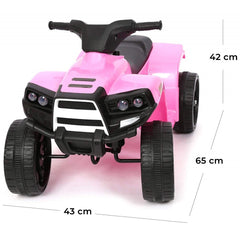MiniQuad électrique pour enfant GIAQUINTO 6V lumières led 4Ah vitesse max.4km/h