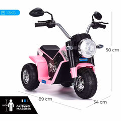 Moto BÉBÉ électrique pour enfants GIAQUINTO 6V KID GO