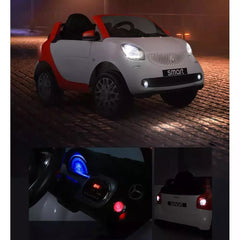 GVC-532P Voiture électrique pour enfants SMART 12V siège ECOPIEL écran MP4 25W